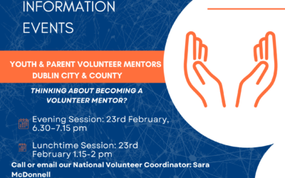 Thinking about becoming a volunteer mentor in Dublin? Join our February Info Sessions